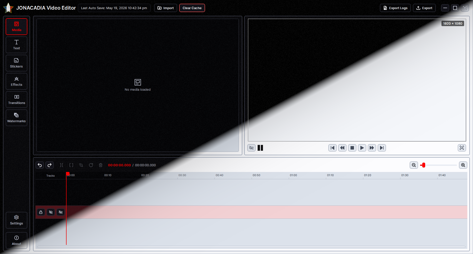 JONACADIA Video Editor screenshot 2